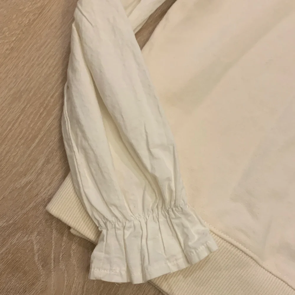 Zara Off-White Ribbed Top - Picture 3 of 6